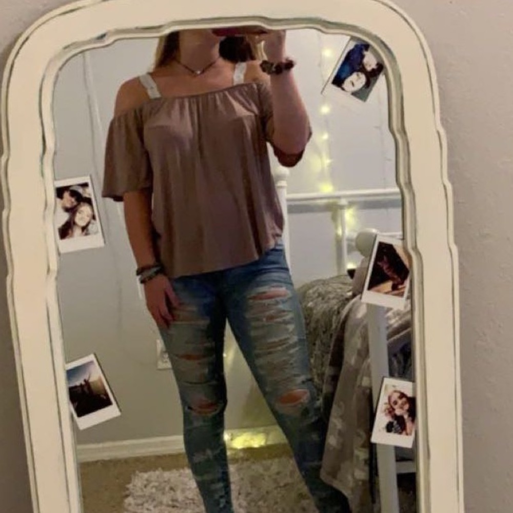 Off the shoulder blouse